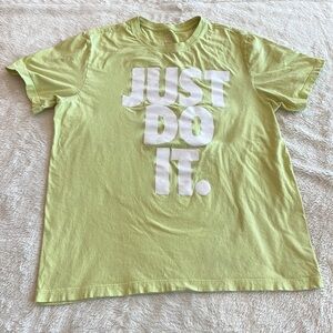 Men's Nike t-shirt Just Do It large lime green